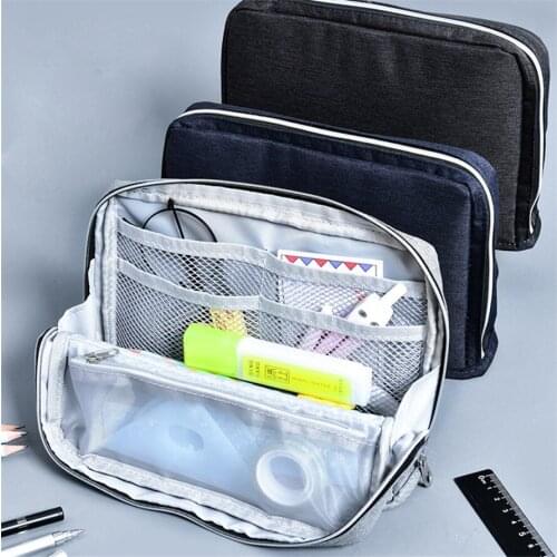 Pencil Case For Office Stationery Cases Simpl Large School Supplies 2021 Trousse Scolaire Fundas Fournitures Carcasa Papeleria