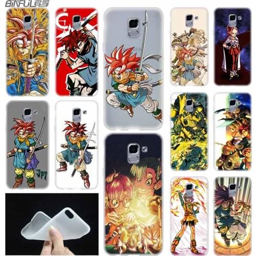 Phone case Soft Cover Coque For Samsung Galaxy J6 J8 J3 J5 J7 J4 Plus 2018 2016 2017 EU Prime Pro Ace j610 Chrono Trigger