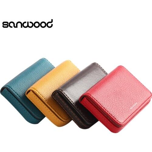 Good Quality Faux Leather Magnetic Closure Business ID Name Pack Credit Card Holder