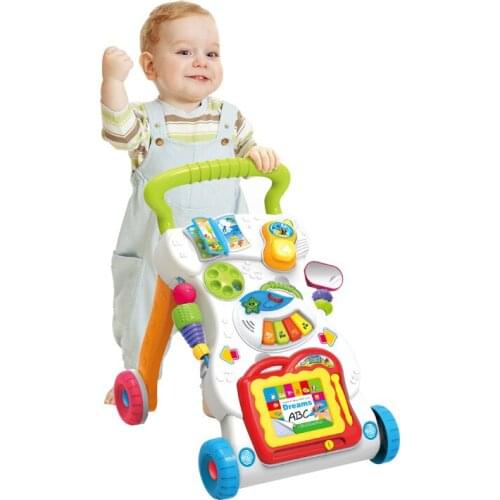 Baby stroller, toy, childrens music, sliding, baby anti-rollover multifunctional walker