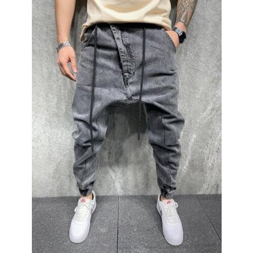 Premium Symmetry Shalwar Cut Mens Jeans Gray