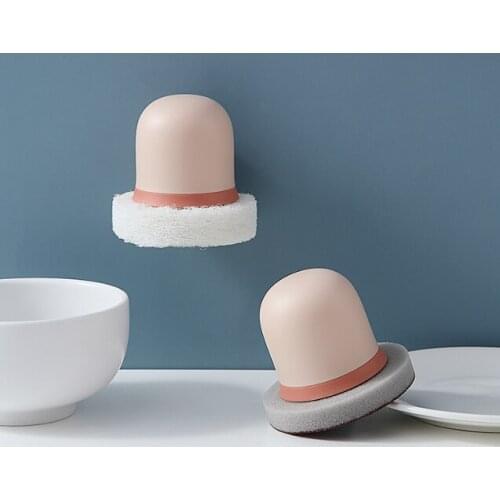 Effective descaling oil emery household kitchen care hands quickly blister do not harm the pot cleaning brush J05