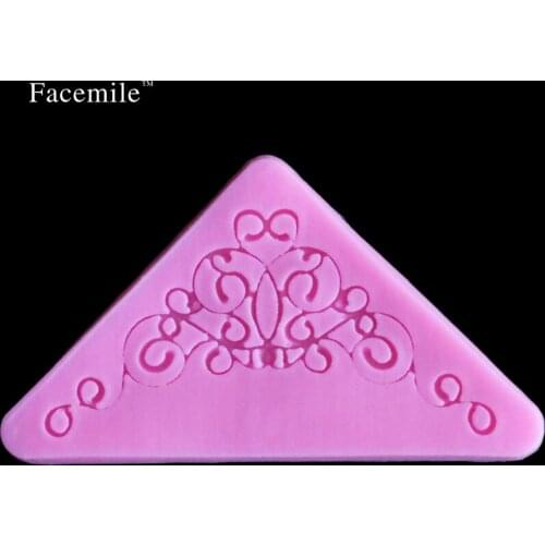 Facemile New Arrival 3d shape fondant lace silicone mold decorated silicone baking tools cake decoration/pastry tools 50-192