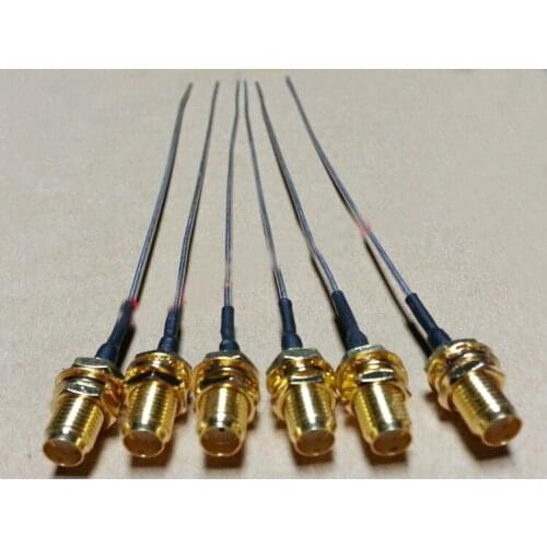 SFT50-1 Semi steel RF line OD 1.2MM with SMA Female connector 50-1 with Coaxial cable 50 ohm Mobile phone RF debugging cable