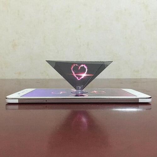 Smartphone Hologram Advertise 3D Holo Box Holographic Tablet Showcase Pyramid Mobile Phone Box Display Type