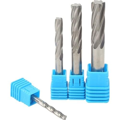HRC55 1pcs straight shank spiral reamer straight flute chucking reamer 1MM-12MM
