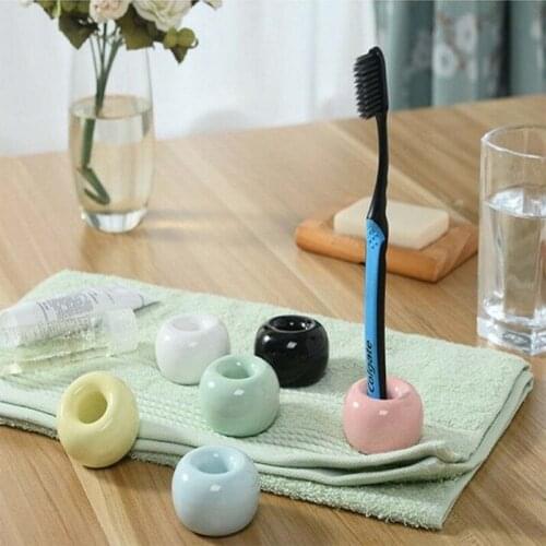 Ceramic Toothbrush Holder Creative Durable Household Accessories Bathroom Decoration