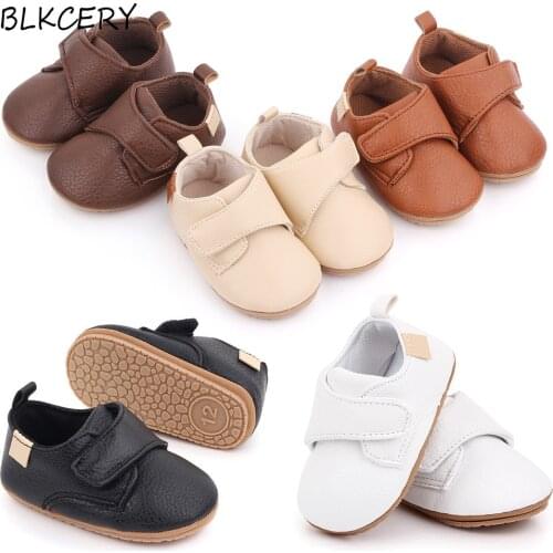 New Fashion Brand Newborn Baby Boy Shoes Toddler Moccasins Girl Rubber Sole Loafers Infant Tenis for 1 Year Old Learning Walking