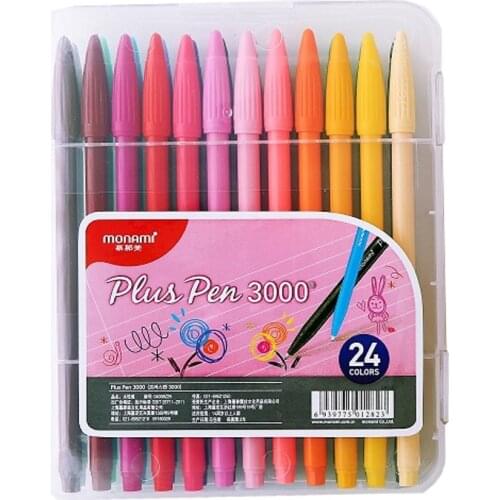 Monami Kawaii Fineliner Set 0.38mm Fabricolor Micron-line Water Based Lettering Marker Pen Bullet Journal Supplies Handlettering