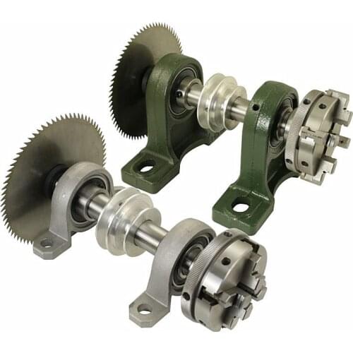 Bearing seat thimble lathe diy tool holder tailstock unpowered wooden bead machine spindle 50/65 chuck Saw blade assembly,F20032