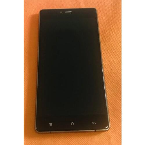 Used Original LCD Display Screen + Touch Screen + Frame for Amigoo R900 Free shipping
