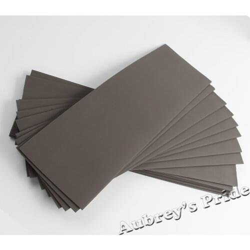 10Pcs 30x110x2 (4 or 7)mm Flash Stamp Pad Cushion Soft Rubber Stamp Plate Materials Photosensitive Self inking Stamping Making
