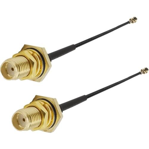 SMA Female Jack Bulkhead to IPEX IPX 1.13 Cable Mini PCI U.FL IPX to SMA Jack Antenna WiFi 1.13 Coaxial Extension Pigtail Wire