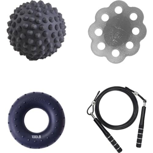 Hand Gripper Training Forearm Hand Carpal Expander Dynamometer Strengthen Training Finger Exersiser with Skipping Rope