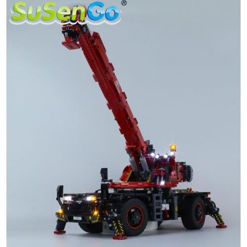 SuSenGo LED Light Kit For 42082 Technic Series Rough Terrain Crane