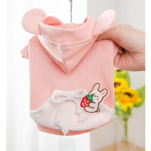 Cartoon Dog Hoodie Spring Pet Dog Clothes For Dogs Coat Jacket Cotton Ropa Perro French Bulldog Clothing For Dogs Pets Clothing