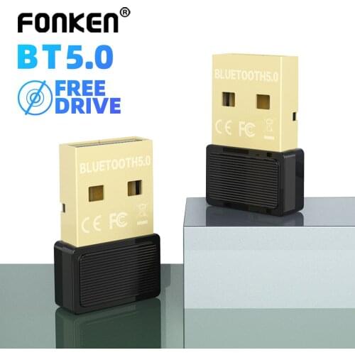 USB Bluetooth 5.1 Dongle Free Driver Plug Audio Receiver Transmitter Wireless Bluetooth Adapter 5.0 for PC Laptop Mouse Receptor