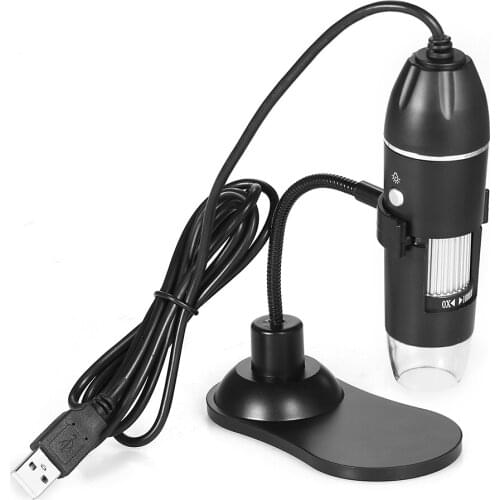 High Quanlity Electronic Microscope 1000X Digital USB Interface Electronic Microscope Magnifier 8 LEDs + Bracket Stand