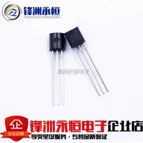 100PCS 2N2222 2N2222A TO-92 TO 92 Transistor New original