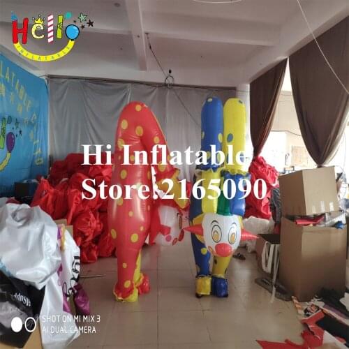 2 m high popular advertising inflatable clown cartoon,inflatable moving clown cartoon