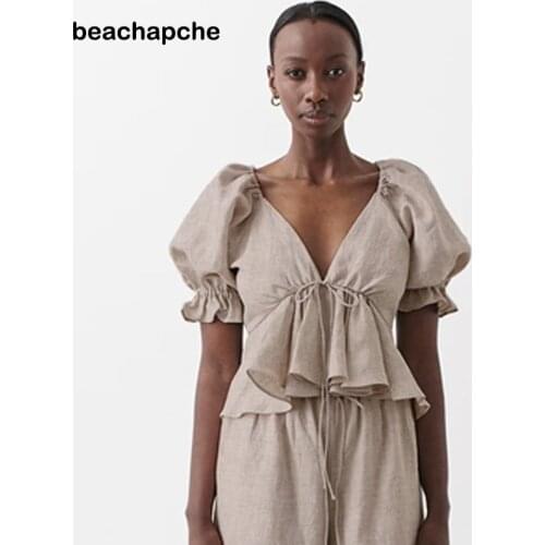 Beachapche Summer Blouses