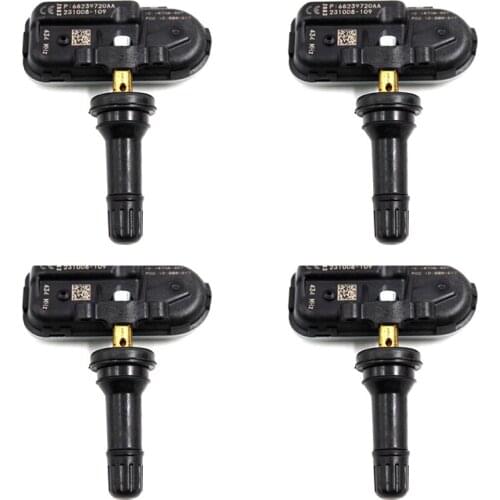 4 Piece Car TIRE PRESSURE MONITORING SENSOR TPMS 68249197AA for 2014-2020 RAM 1500 2500 3500 fit Dodge Ram fit Jeep Cherokee