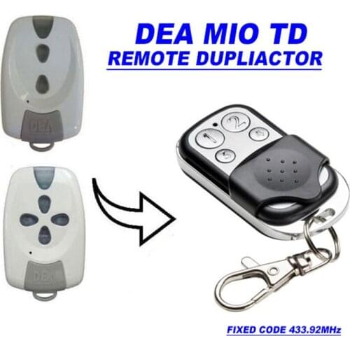 2pieces Duplicator for DEA MIO TD 2/4 replacement remote beautiful