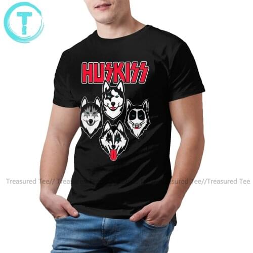 Alaskan Malamute Dogs T Shirt Huskiss T-Shirt 100 Percent Cotton Graphic Tee Shirt Streetwear Oversized Tshirt