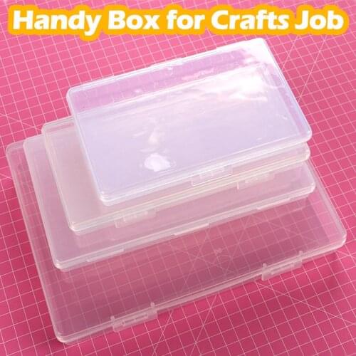 Die cutting tools Handy Transparent plastic boxes for your crafting projects cutting dies and tools collection