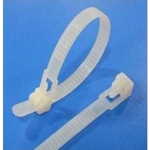 Reuse nylon self locking adjustable tie loose cable ties 8 * 150 mm 500pcs