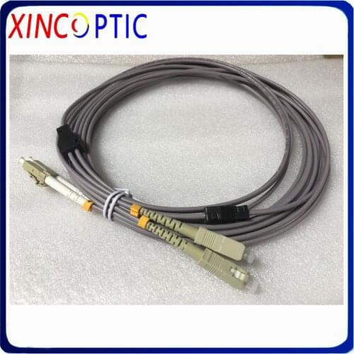 2cores 5M Multimode Armored Patch Cord 2 core 5M MM 50/125 OM1 OM2 LSZH SC LC FC 2 fiber Optical Fiber Jumper Cable
