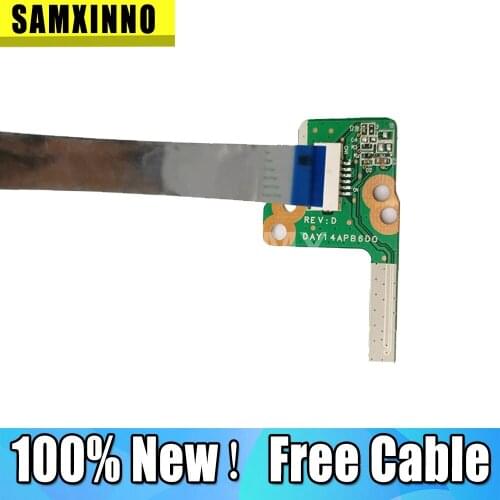 New Akemy original laptop power button board For HP Pavilion 14-P 15-P 17-P DAY14APB6D0 switch board with cable