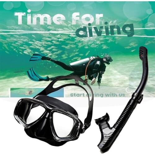 JOSHOCK Brand Professional Skuba Diving Mask Goggles Wide Vision Watersports Equipment With Anti-fog One-piece lens Underwater