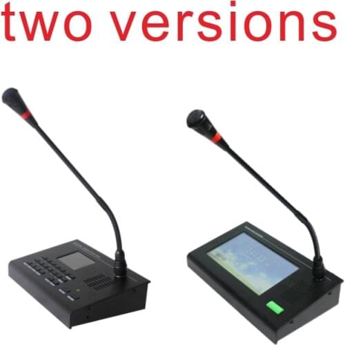 Professional SIP Network Paging Microphone with Intercom for conference, school or public address