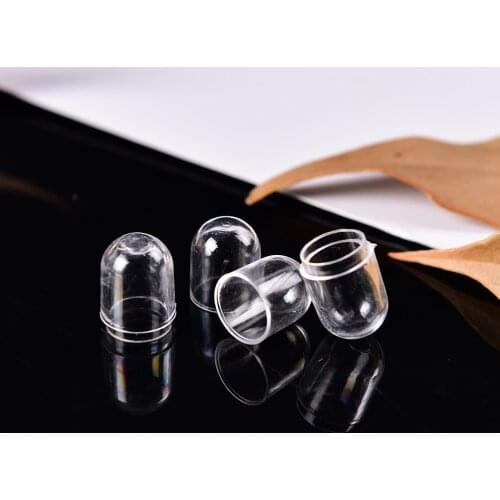 20Pcs/pack 10mm Empty Medicine Capsule Shell Pill Case White Hollow Plastic Capsules Plastic Pill Box Wholesale