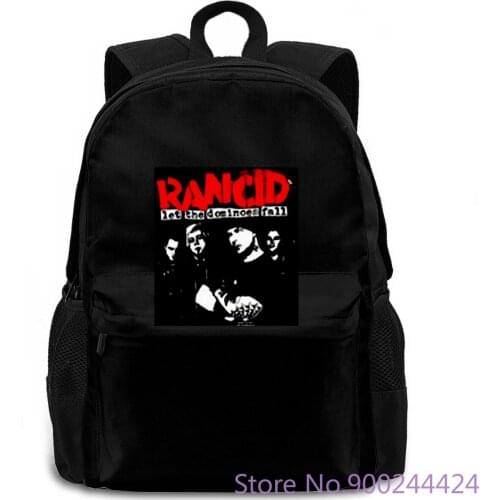 Rancid Dominoes Group photo Music punk rock NEW women men backpack laptop travel school adult student