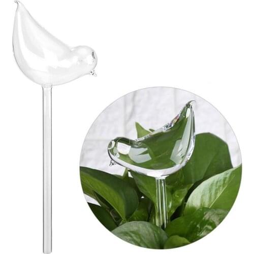 House Garden Houseplant Automatic Self Watering System Glass Bird Watering C Feeder Bird Shape Clear Watering Cans Plant Flowers