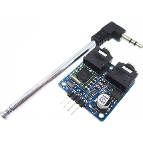 TEA5767 FM Stereo Radio Module 76-108MHZ With Free Cable Antenna