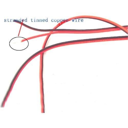 290 Meters 18 Gauge AWG Electrical Wire Tinned Copper Insulated PVC Extension LED Strip Cable Red Black Wire