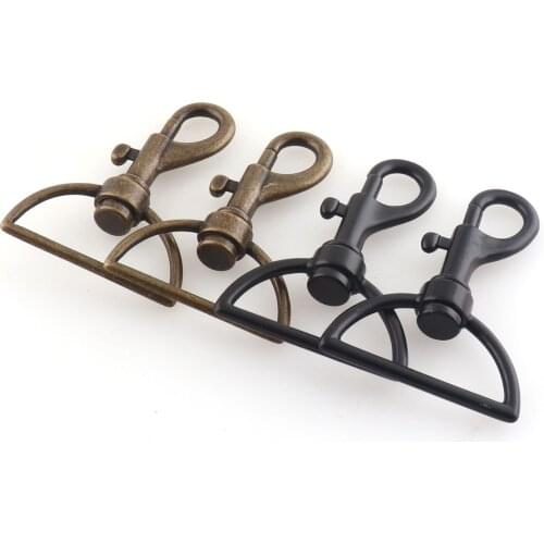 38mm Swivel black Clasp claw for dog collar webbing belt buckle Lobster Clasp strap swivel hook dog hook Handbag Clasp strap