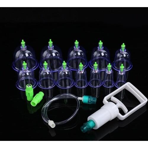 12pcs/set Cupping set Breast Buttocks Enhancement Pump Lifting Vacuum Cupping Suction Therapy Device Enhance