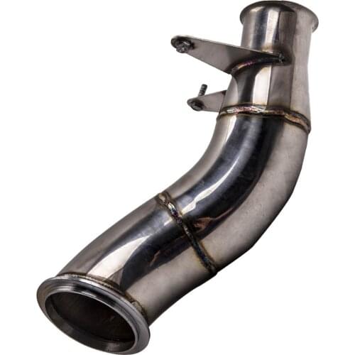 201 Stainless Steel Catless Decat Downpipe For BMW 3 4 Series 335i 435i N55 2013