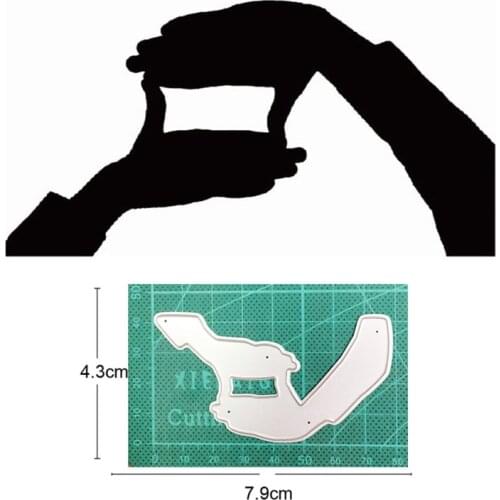 2021 New metal cutting dies cut die mold Hand Gesture Scrapbook paper craft knife mould blade punch stencils dies Cutting dies