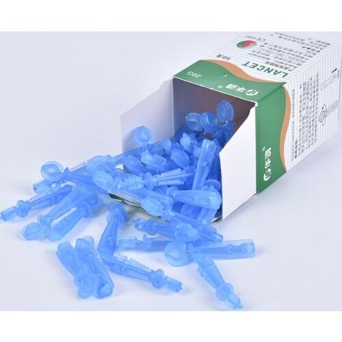 50Pcs/box Disposable Fleam Vent Drain Blood Lancet Dedicated Massage Stick Use For Pen Sterile Lancets Needles Massage Strick