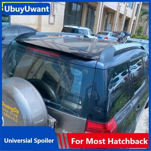 UBUYUWANT Rear Roof Lip Spoiler For Skoda Yeti 2015-2019 ABS Car Tail Wing Universal spoiler For Skoda Kodiaq Audi A3 Q3 Q5 Q7