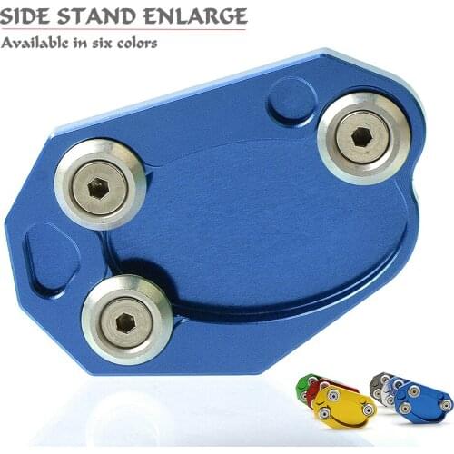 Motorcycle Z800 Side Stand Pad Enlargement Plate Kickstand Extension For Kawasaki Z800 ER6 2013 2014 2015
