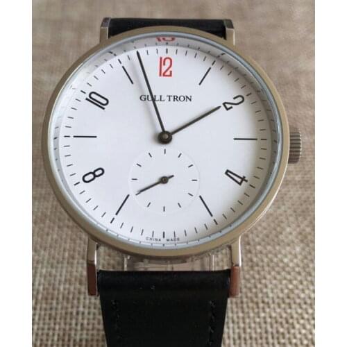 Bauhaus Watch Tangomat Series 601 Automatic Movement Mens Watch Sapphire Watch Cover Genuine Leather Strap Stainless Steel