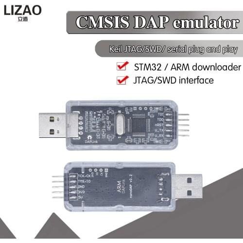 CMSIS DAP/DAPLink Emulator JTAG SWD serial Port/ U Disk Drag and Drop Super JLINK/STLINK