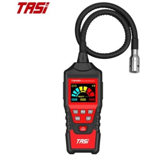 TASI TA8408AB Gas Leak Detector Combustible Flammable Natural Tester Gas Analyzer 9999 PPM 20% LEL Portable PPM Meter