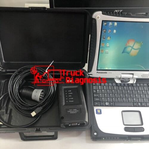 For ET Communication Adapter III comm 3 diagnostic tool with ET3 diagnostic interface+catsis software+Flash software+t420 laptop